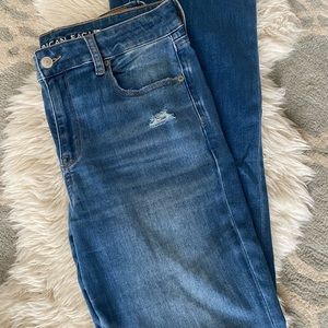 American Eagle Distressed Bootcut Jeans